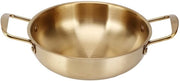 Piatto per la cottura 18 cm - Acciaio inossidabile - Duraturo - Cottura di noodle/pasta - Zuppa/stufato - Distribuzione di calore efficiente - Piatto per cottura