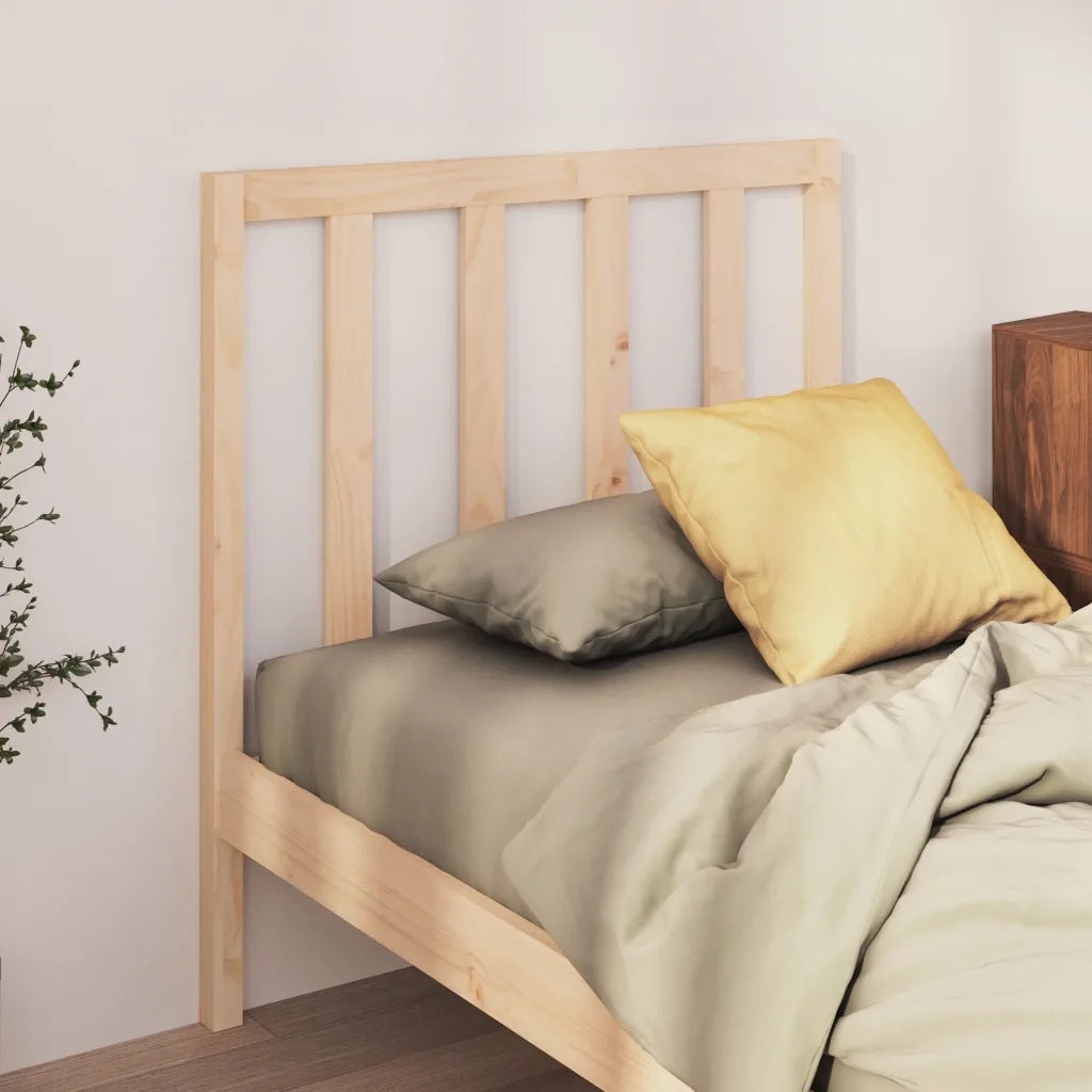Testiera per Letto-Testata-Testiera Decorativa 96x4x100 cm in Legno Massello di Pino 840982