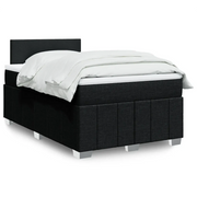 Giroletto a Molle con Materasso Nero 120x190 cm in Tessuto 3287002
