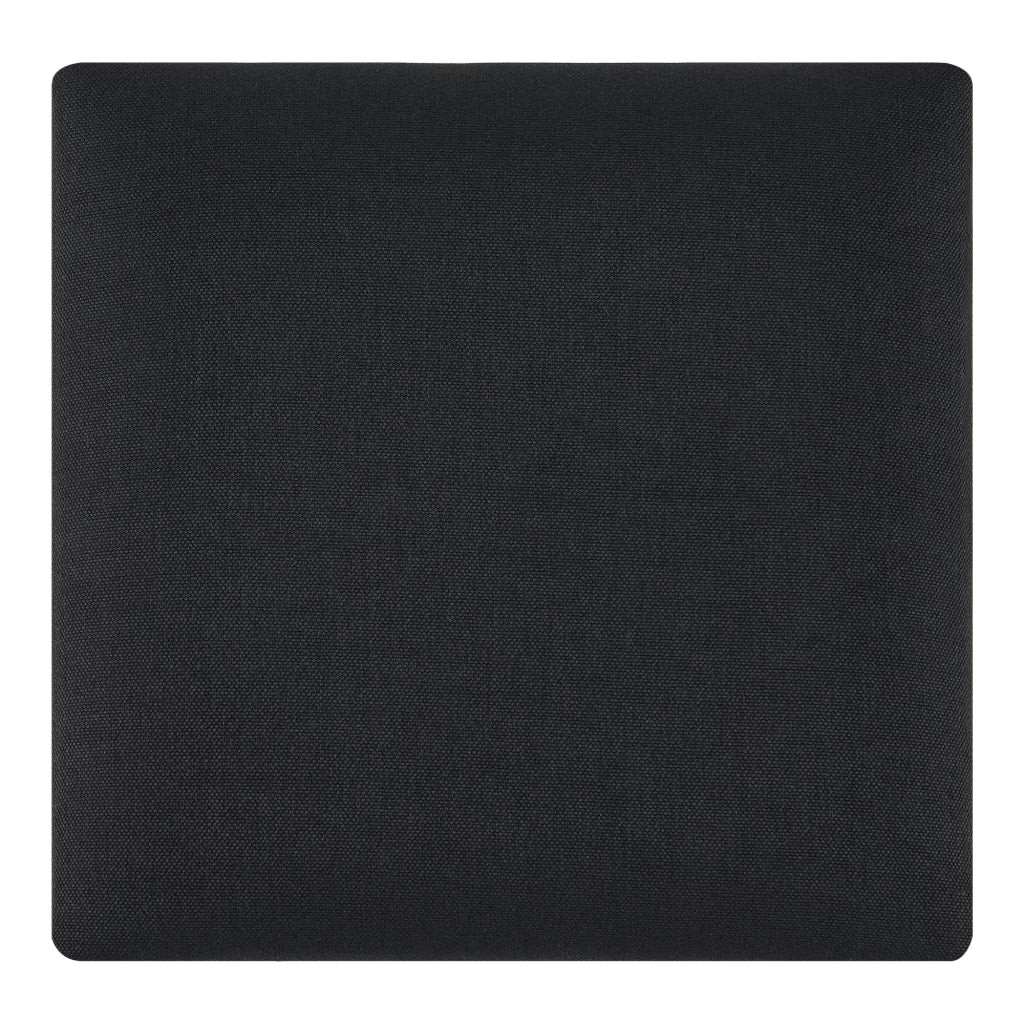 Set di 4 cuscini da parete in tessuto 30 x 30 cm nero 03_0010644