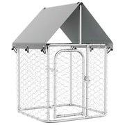 Gabbia per Cani da Esterno con Tetto 100x100x150 cm CFW8770490
