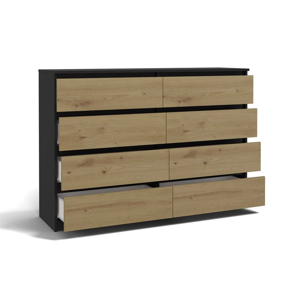 Cassettiera MALWA M8/140 antracite artisan per camera e soggiorno