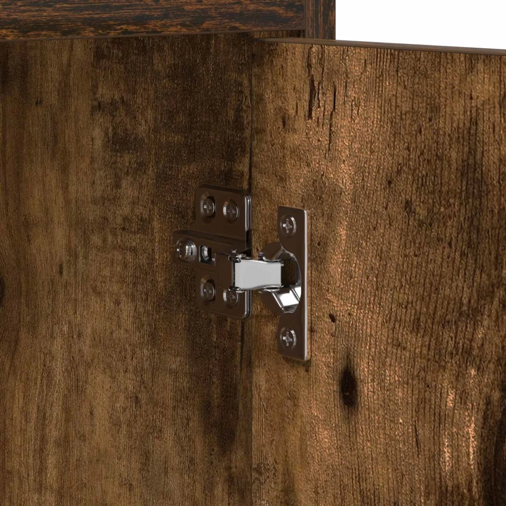 Credenza Rovere Fumo 40 x 36 x 80 cm Legno ingegnerizzato 8011055