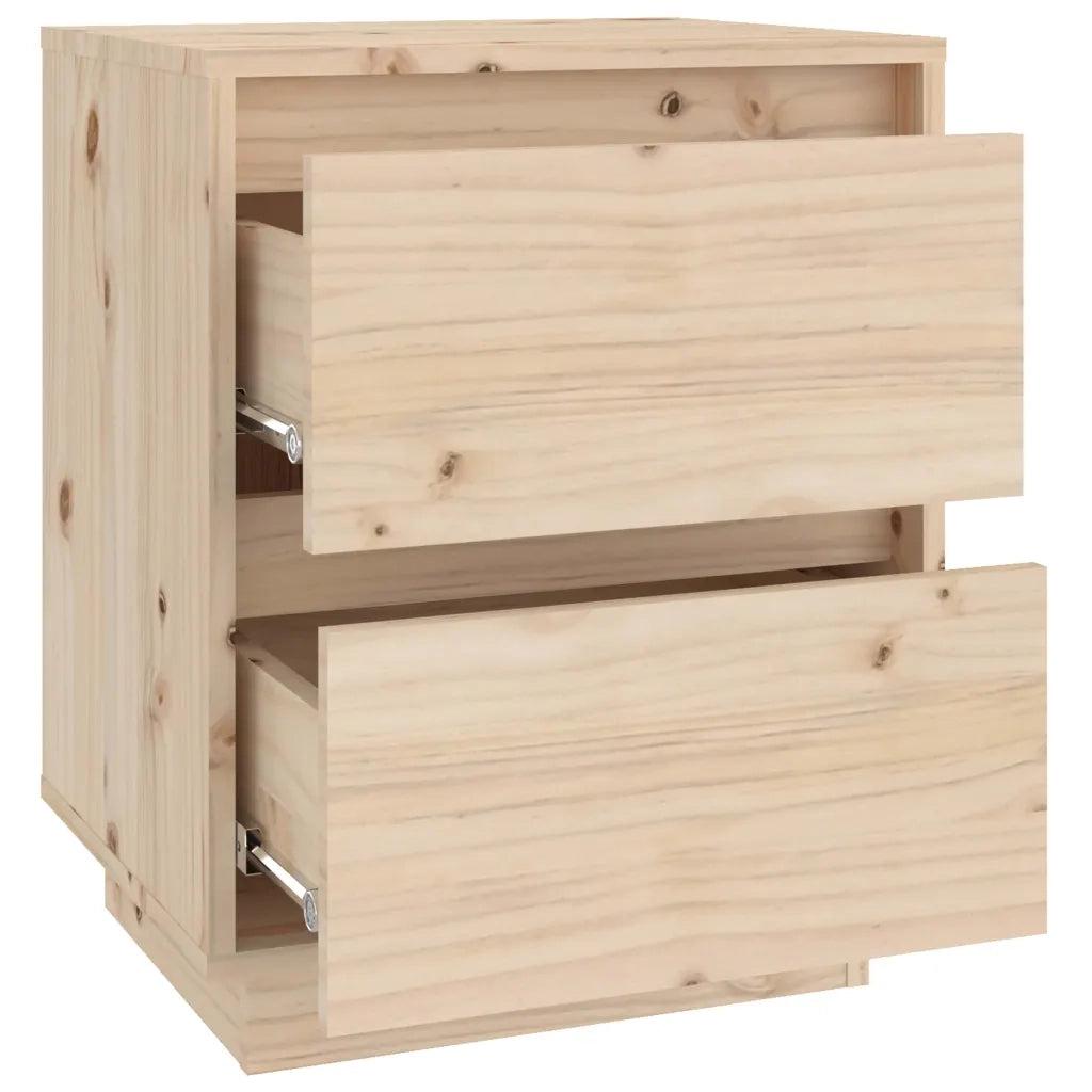 Comodino 40x35x50 cm in Legno Massello di Pino cod mxl 30764