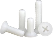 Viti in nylon - M5x15mm - 50 pezzi - Leggeri e resistenti - Bianchi - Ideali per macchine e dispositivi