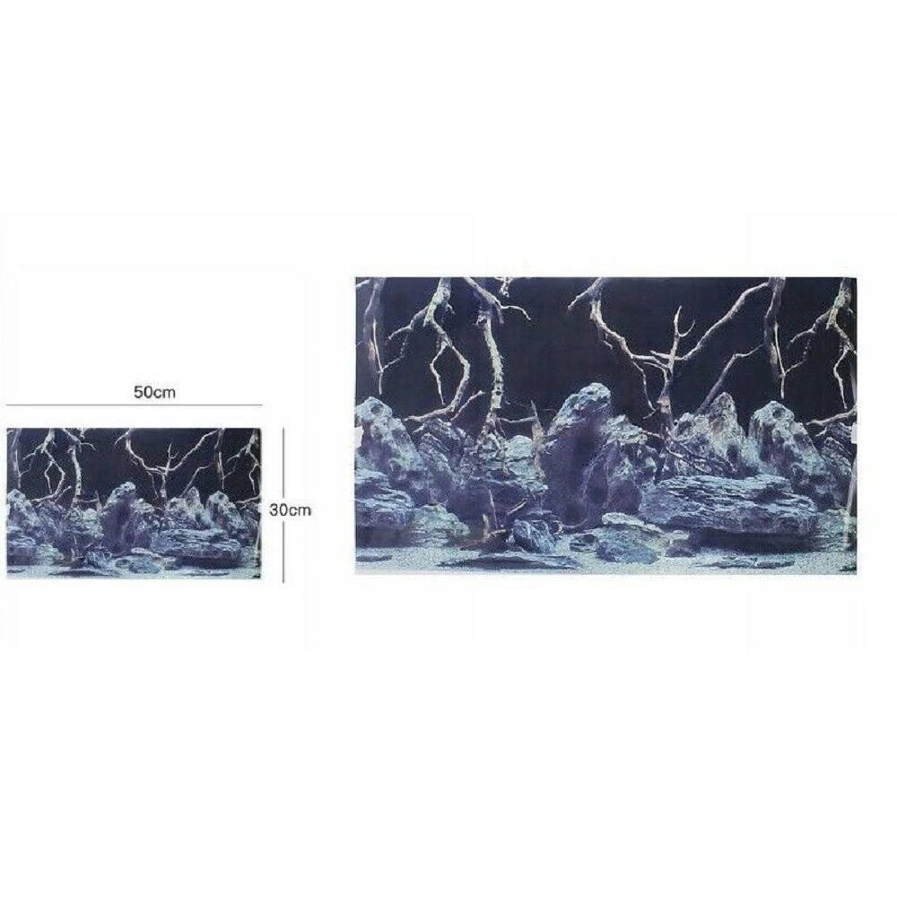 Trade Shop - Poster Sfondo Per Acquario Terrario Panorama Decoro Misura 30 X 50 Cm 61804 -