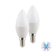BIPACK LAMPADINA LED C37 E14 6000K 5W 438LM