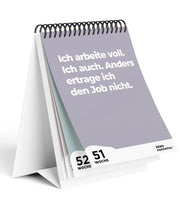 Calendario 2026 - Tavola Calendario Demotivante - Frasi Divertenti - Formato A6 - Decorazione Ufficio - Regalo per Collega
