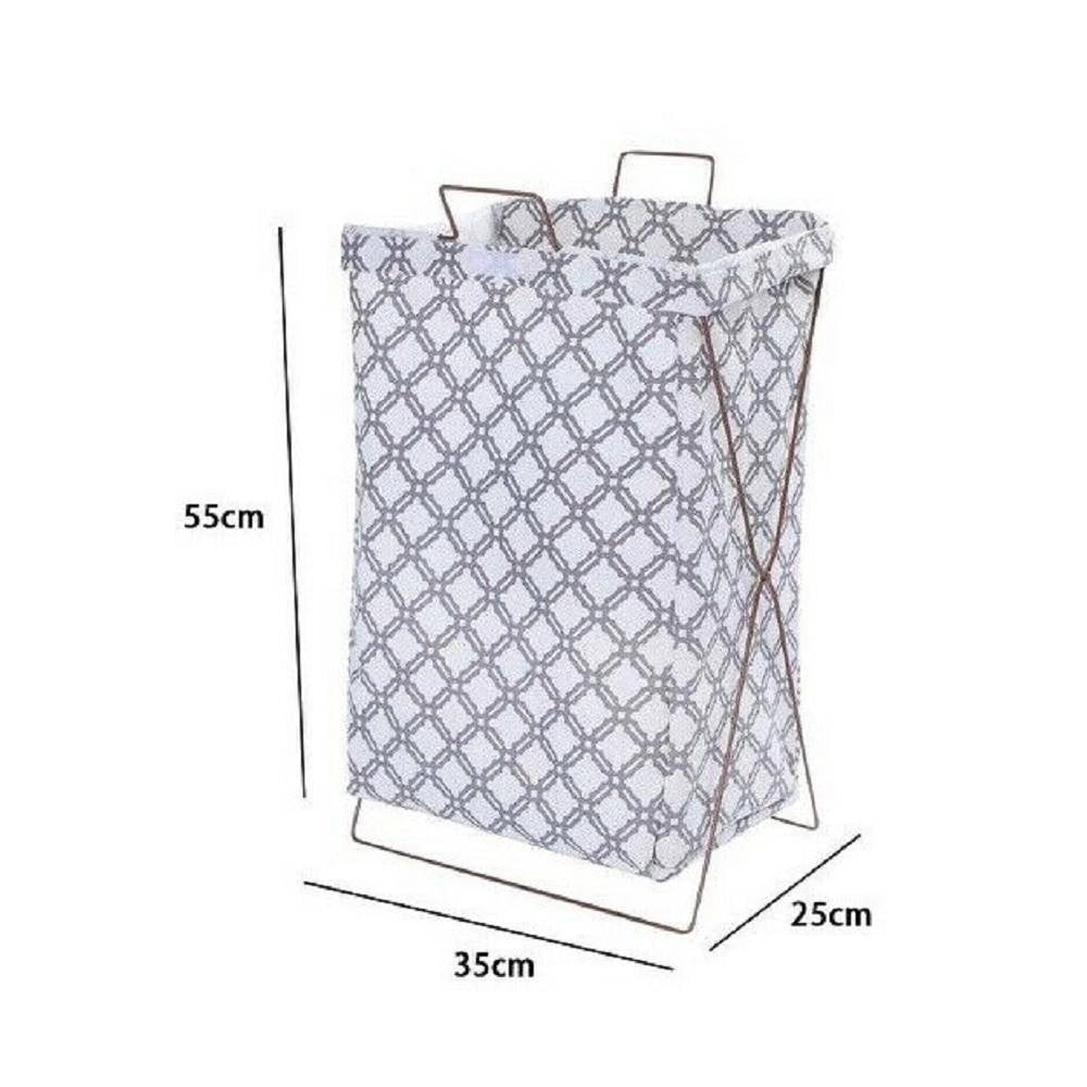Trade Shop - Cesto Contenitore Porta Biancheria Pieghevole Panni Sporchi Bagno 79214 -
