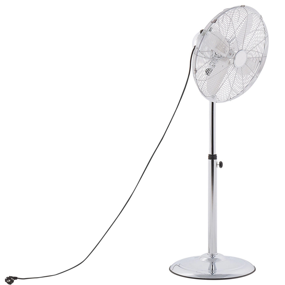 Ventilatore da pavimento in metallo regolabile in altezza in rame da soggiorno Ventilatore da terra Camera da letto moderna