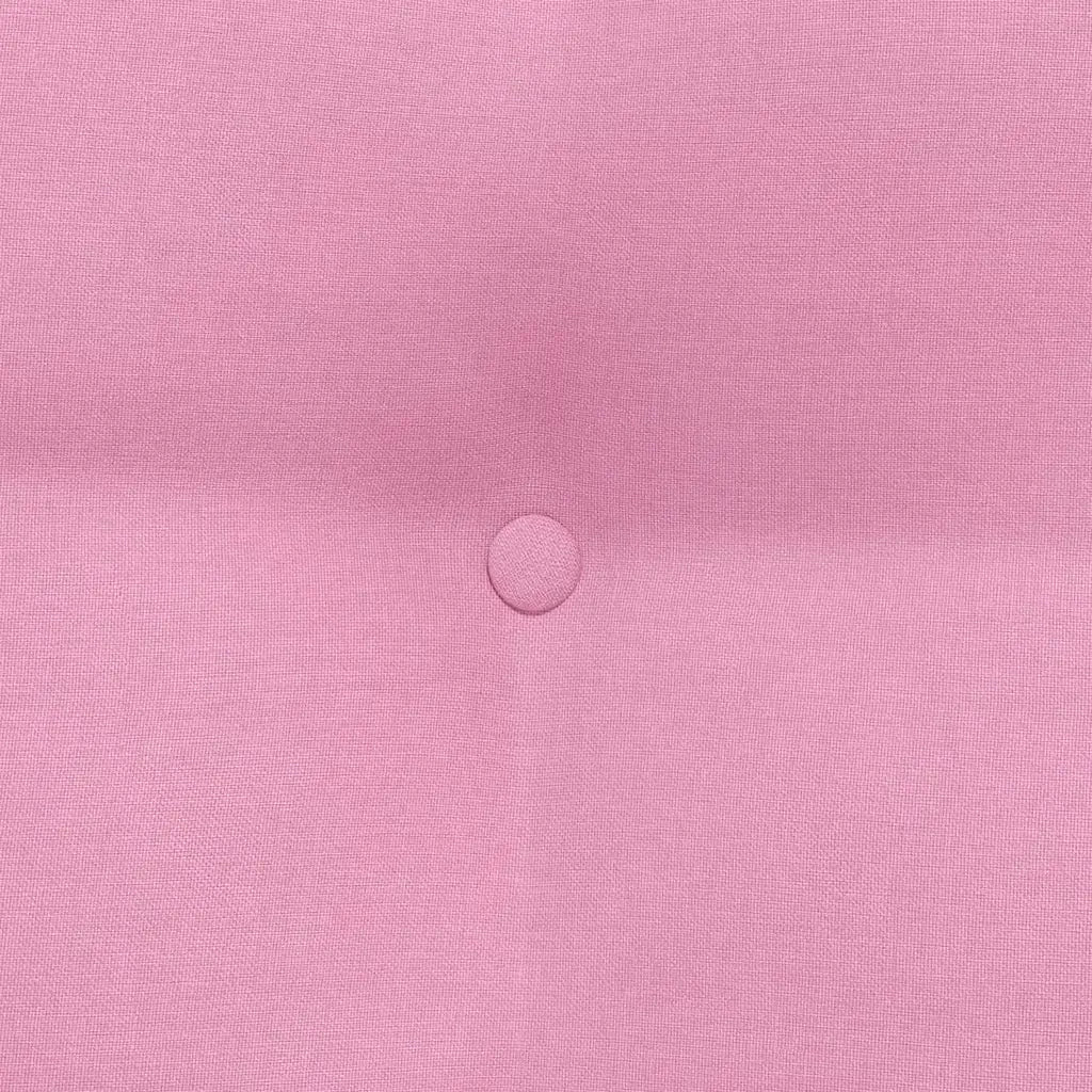 Cuscino per Schiena Rosa 80 x 24 x 50 cm Tessuto