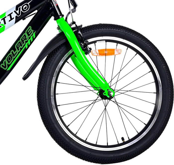 Bicicletta MTB Ragazzo 20” 7V in Metallo Sportivo Verde
