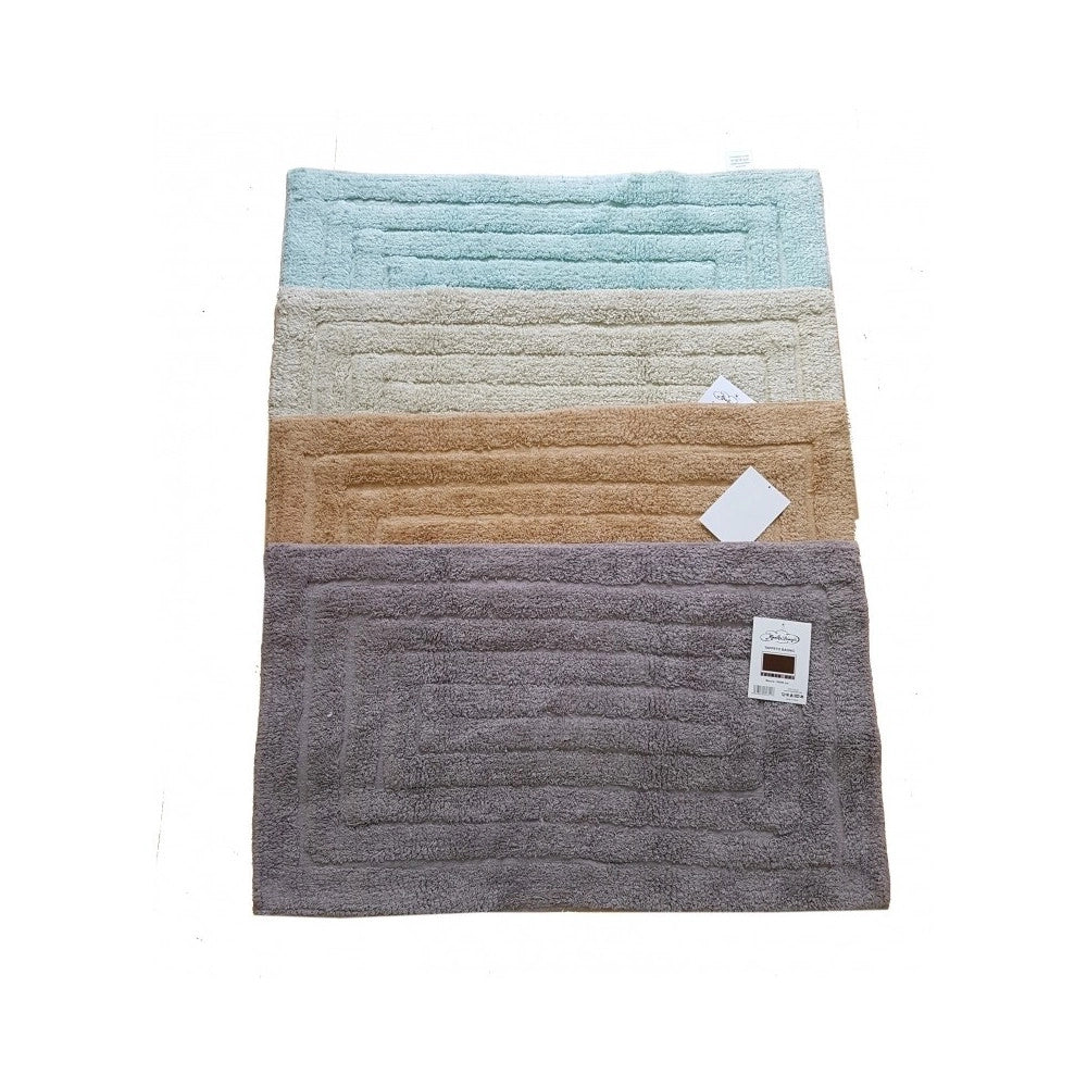 Trade Shop - Tappeto Bagno 45x75 Cm Cotone Anti Scivolo Scendiletto Camera Da Letto -