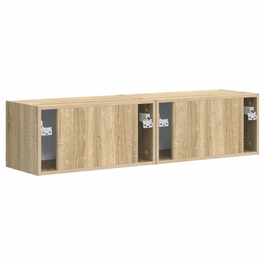 Mobile TV da parete 2 pcs Sonoma 60 x 31 x 29,5 cm