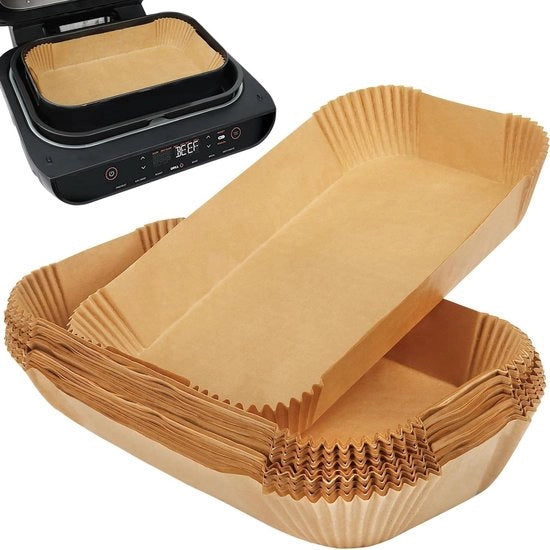 Liner per Airfryer Premium - Accessori per Griglia - Foconi di Carta per Airfryer - 100 pezzi - Modello compatibile con Ninja