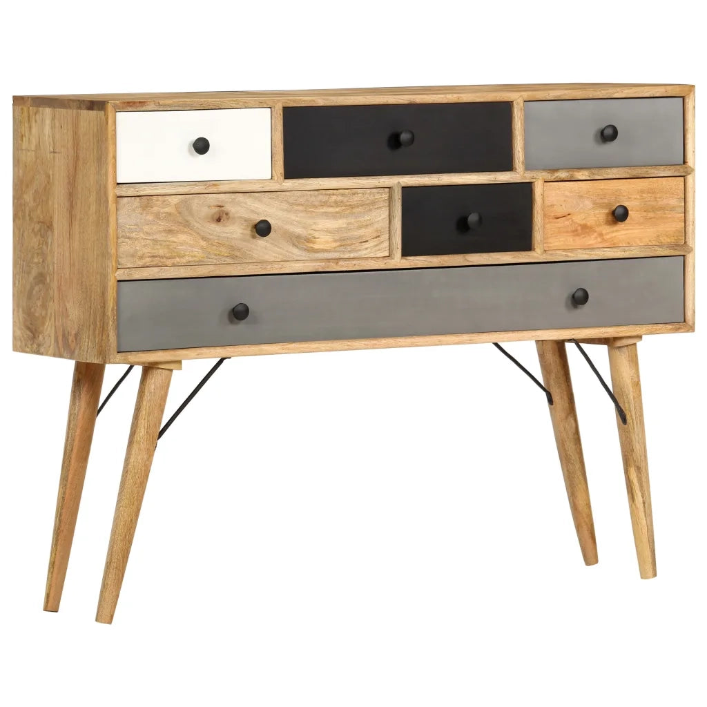 Credenza 110x30x82 cm in Legno Massello di Mango 285822