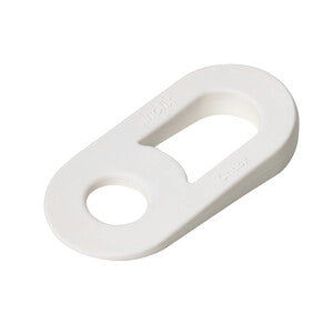 FERMAPORTA IN GOMMA INOFIX CHOCK BIANCO- 10,0 pz
