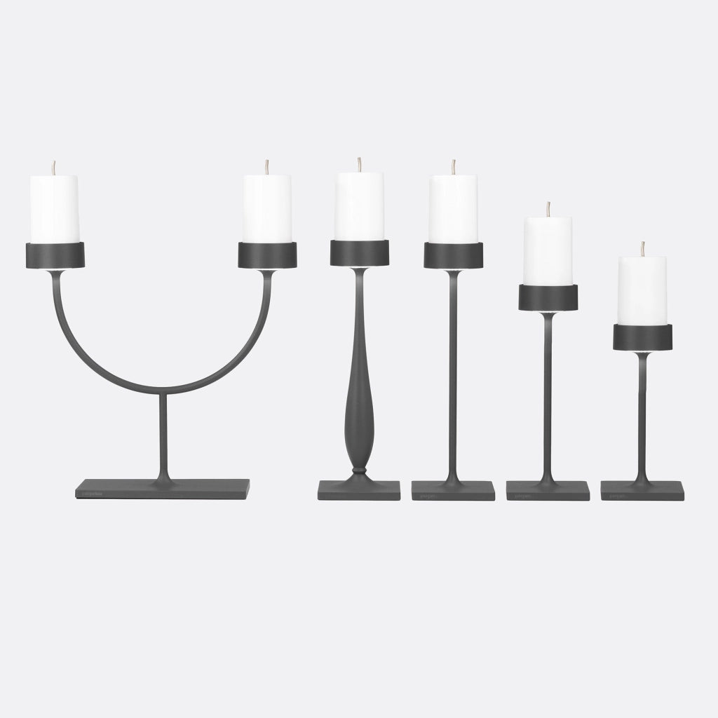 Perpetua Lampada da tavolo a doppia emissione con sistema a batteria sostituibile e struttura in alluminio pressofuso, finitura Nero, IP54