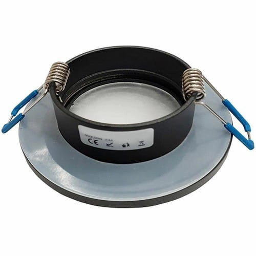 Faretto incasso tondo nero GU10 IP44 Eko-Light EKZ299