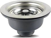 Vitello plus - Ventile per scarico inox per cucina Ø 114 mm (Ø 85 mm)