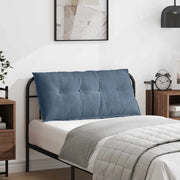 Cuscino per Schiena Blu 100 x 50 cm Tessuto in Cords