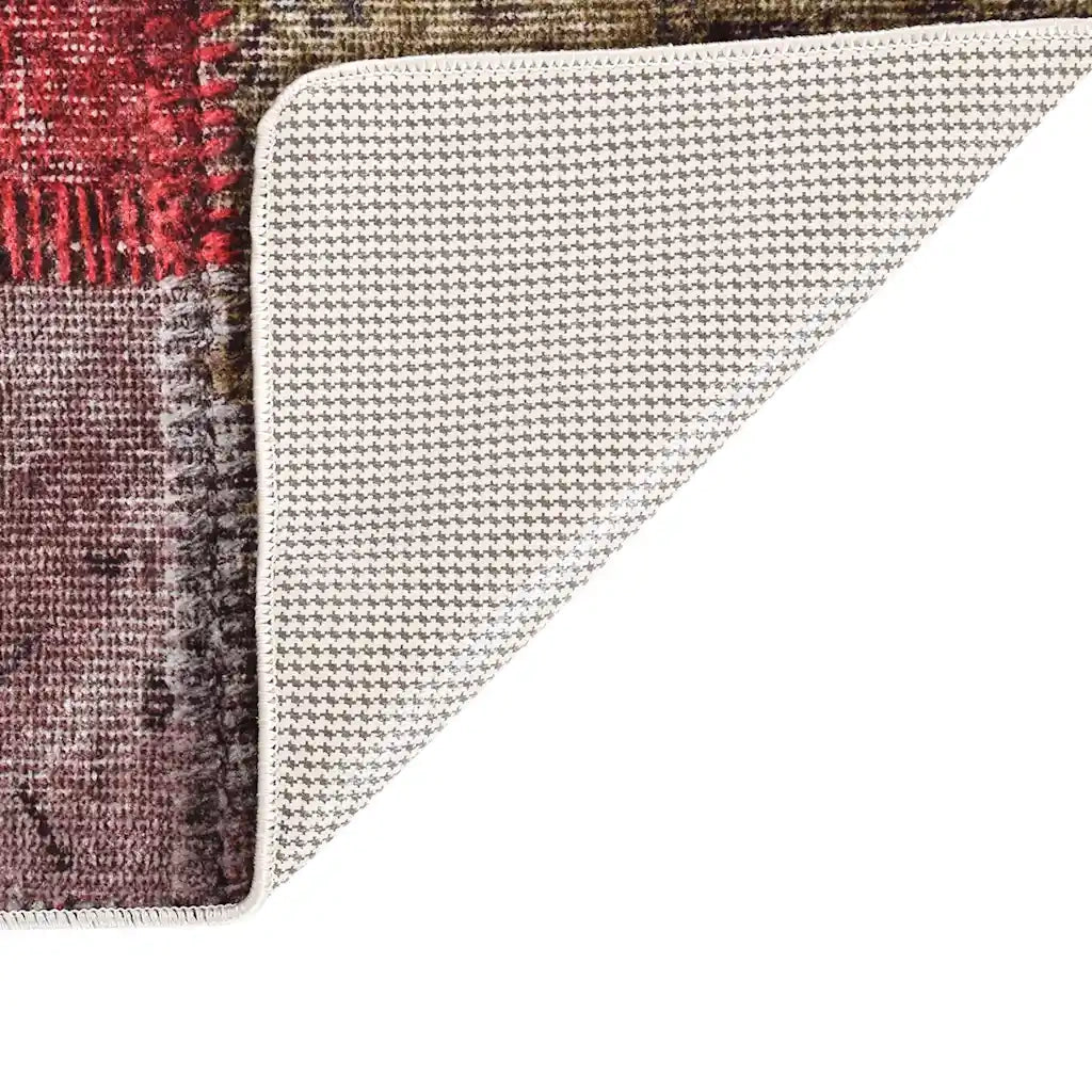 Tappeto Lavabile Patchwork 160x230 cm Multicolore Antiscivolo