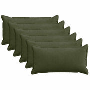 Federa 6 pz HOUTEN Verde 40 x 70 cm corduroy 917835
