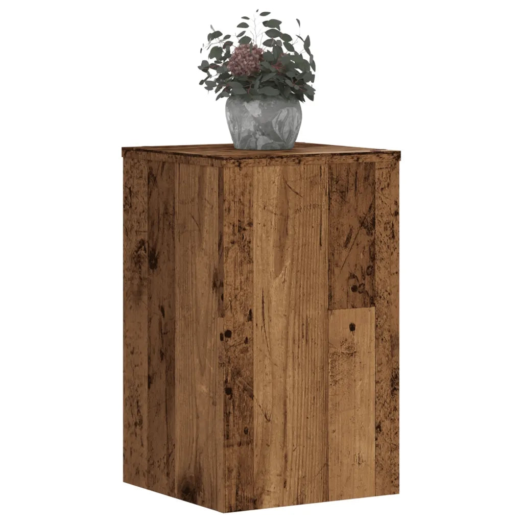 vidaXL Supporti per Piante 2 pz Legno 30x30x50 cm Legno Multistrato