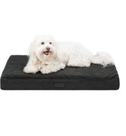 Letto per cani ortopedico, copertura rimovibile e lavabile 76x51x8 cm nero