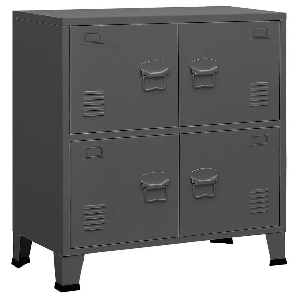 Classificatore Industriale Antracite 75x40x80 cm in Acciaio 339627
