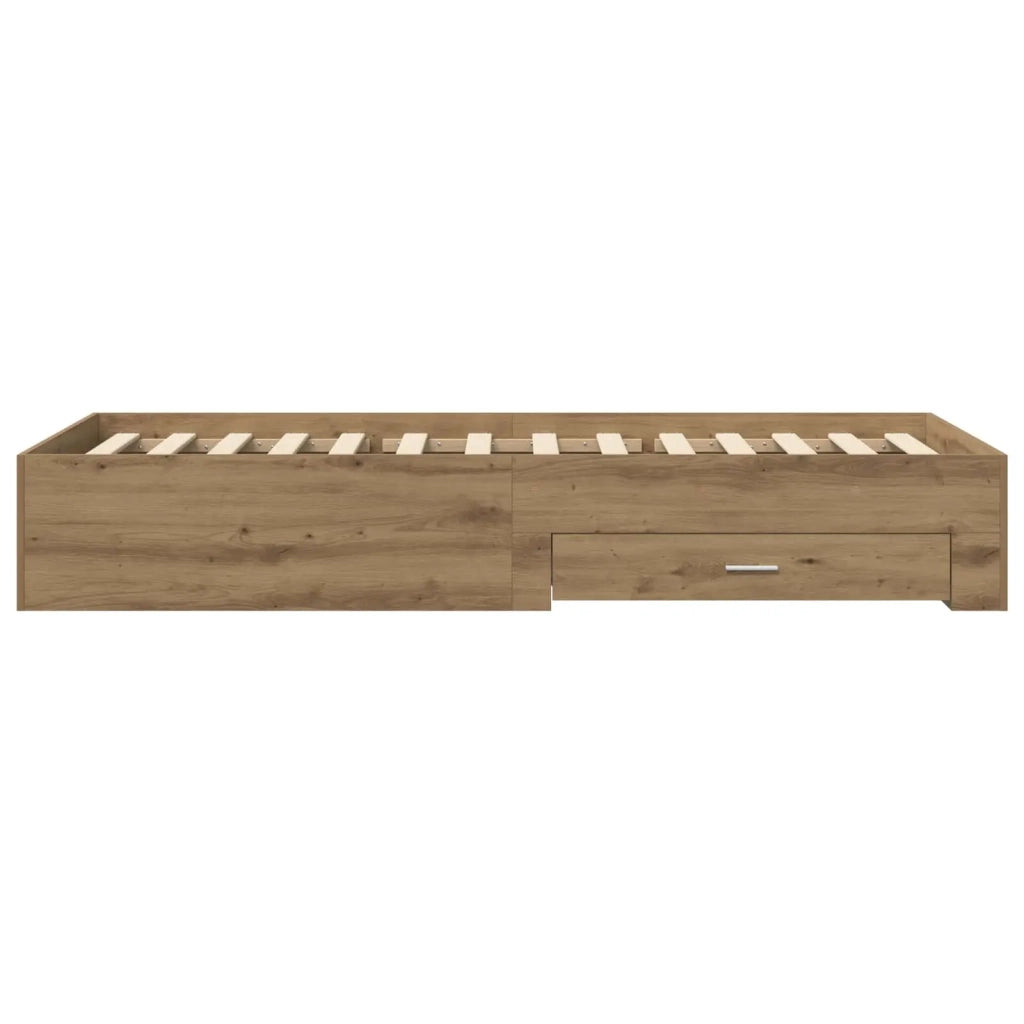 Struttura del letto Rovere Artigianale Legno ingegnerizzato 3429532