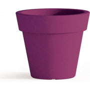 Vaso moderno di design Ø80 H70 in polimero viola resistente per interno ed esterno - Made in Italy - Monacis