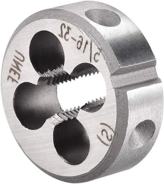 Macchina per taglio circolare per avviti a destra con matrice a dente di sega in acciaio lavorato 5/16"-32 UNEF Macchina per taglio circolare per avviti a destra in acciaio lavorato 5/16"-32 UNEF