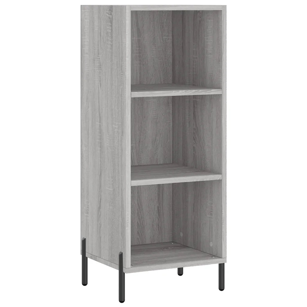 Credenza Grigio Sonoma 34,5x32,5x90 cm in Legno Multistrato 828746