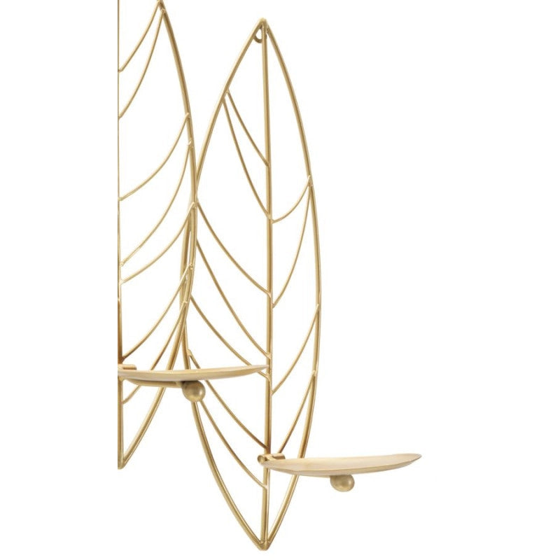 Porta Cand Leaf Da Muro cm 66x14x56