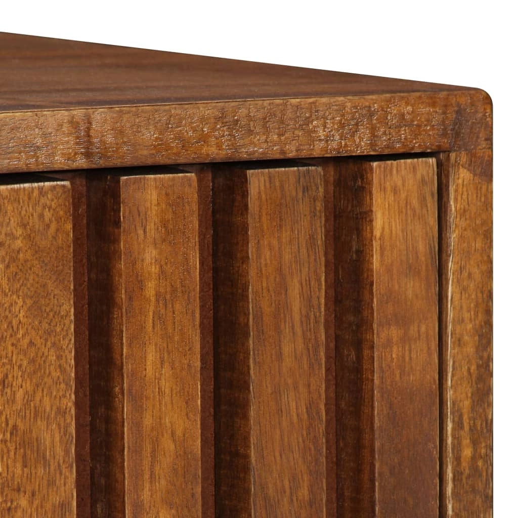 Comodino cassettiera mobile da camera da letto 40x30x50 cm legno massello di mango 1402120