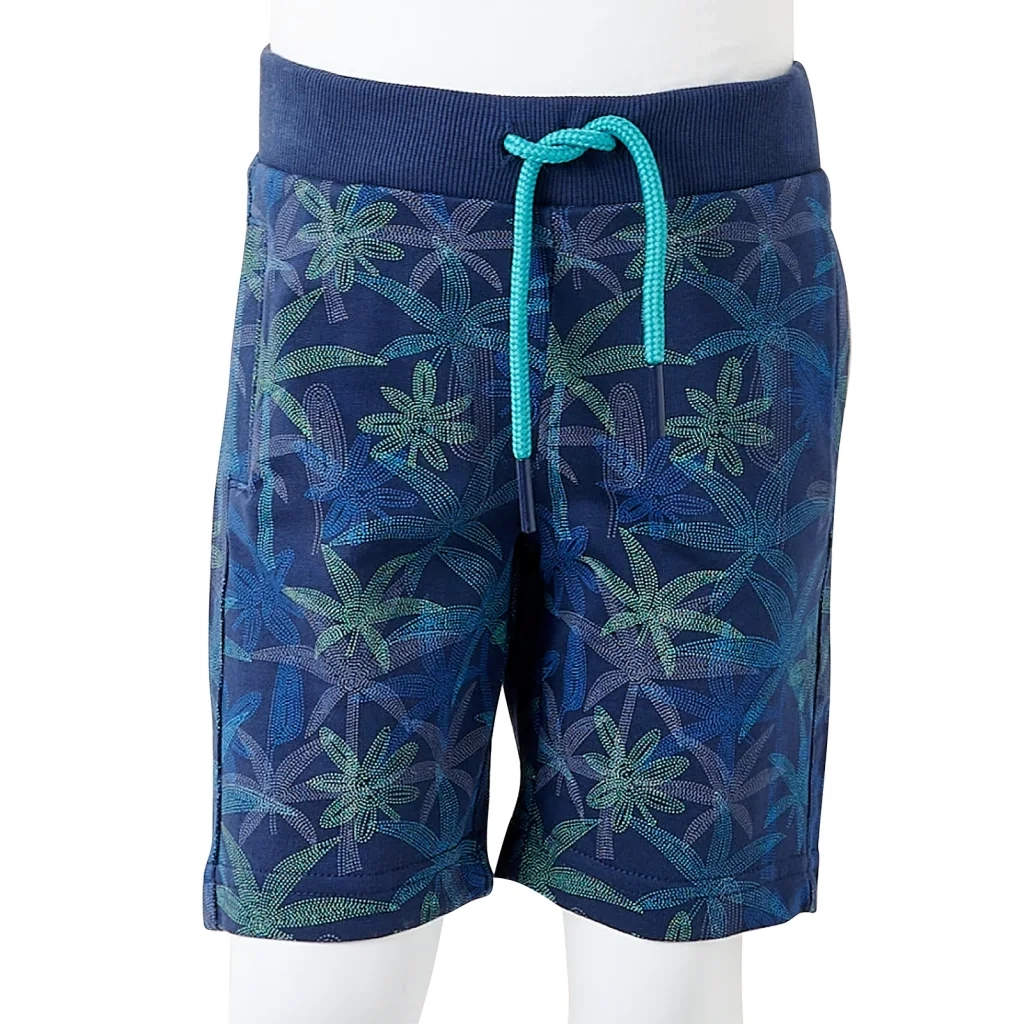 Pantaloncini per Bambini con Coulisse Blu Marino 116 CFW5652578