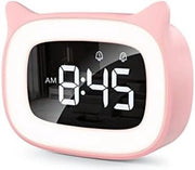 Sveglia per bambini - Allenatore del sonno per bambini - Lampada notturna per bambini - Rosa