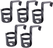 Set di 5 contenitori per bottiglie e bicchieri da auto, ombrellino universale con contenitori in plastica