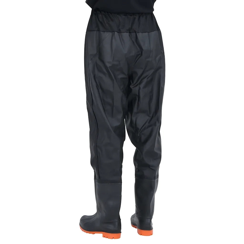 Wader da Pesca alla Vita con Stivali Nero Taglia 45
