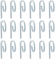 Haken per Gordijn 100 pezzi - Haken metallici resistenti - 25 x 10 mm - Antiossidanti - Adatti a cordoni a rullo - Facili da installare