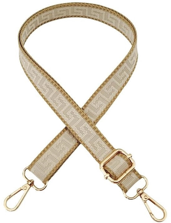 Cinturino per Borsa Regolabile 72-130 cm - Cinturino per Spalla - Cinturino per Borsa - Stile Boho - Cinturino in Nylon Sostenibile - Larghezza 2,5 cm - Cinturino per Borsa
