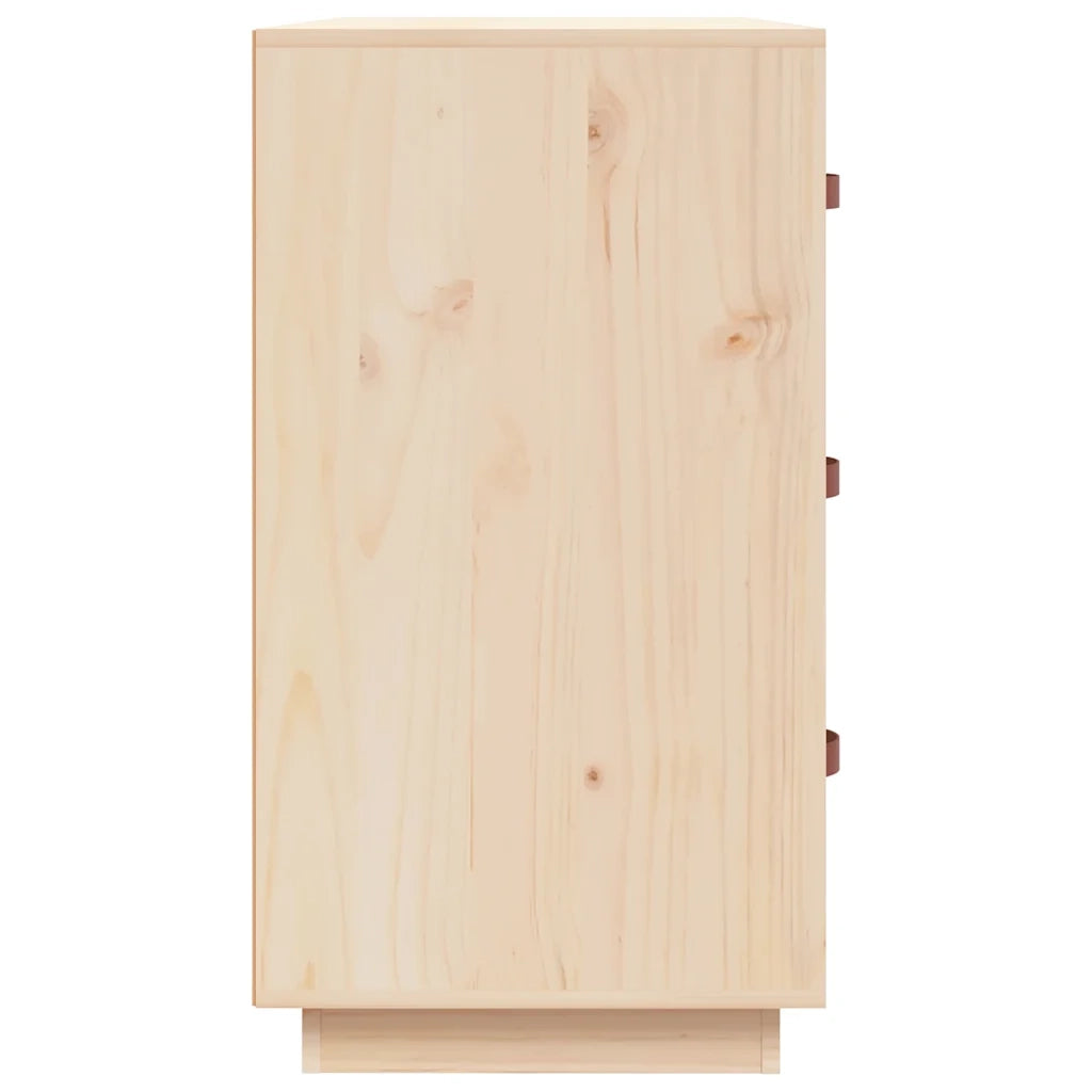 Credenza-Buffet-Armadio da cucina 80x40x75 cm in Legno Massello di Pino