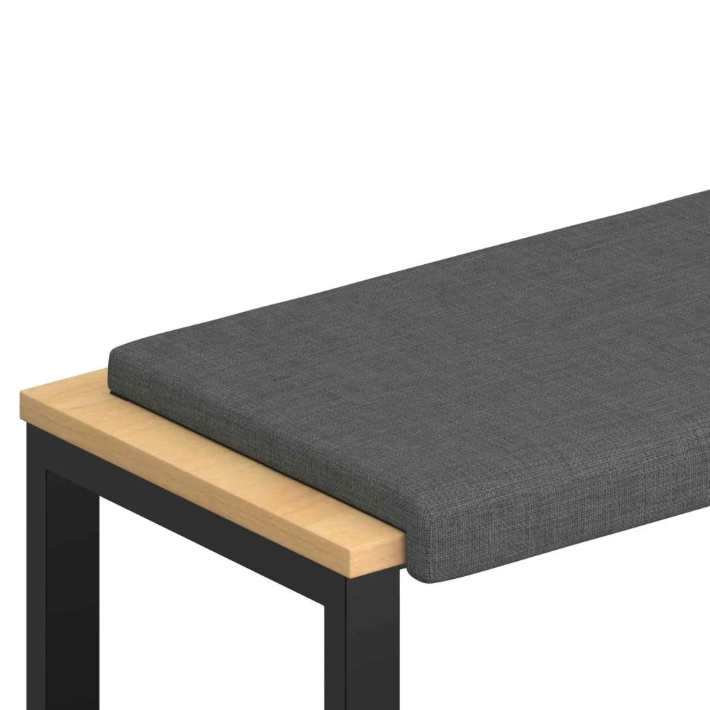 Cuscino per panchina Tessuto Grigio Scuro Profondità 35 cm 42043317