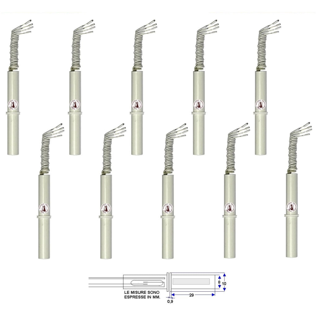 10 CONTATTI MAGNETICI DA INCASSO PER INFISSI NON FERROSI Securvera ST-415CPXSMPA