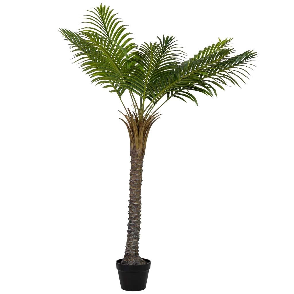 Albero artificiale decorativo verde kwai con 9 foglie verde 89x89x150