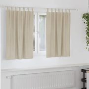 Tende oscuranti 2 pcs Crema 140 x 140 cm Velluto 4107188