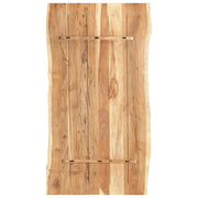 Piano del Tavolo in Legno Massello di Acacia 118x(50-60)x3,8 cm 286334