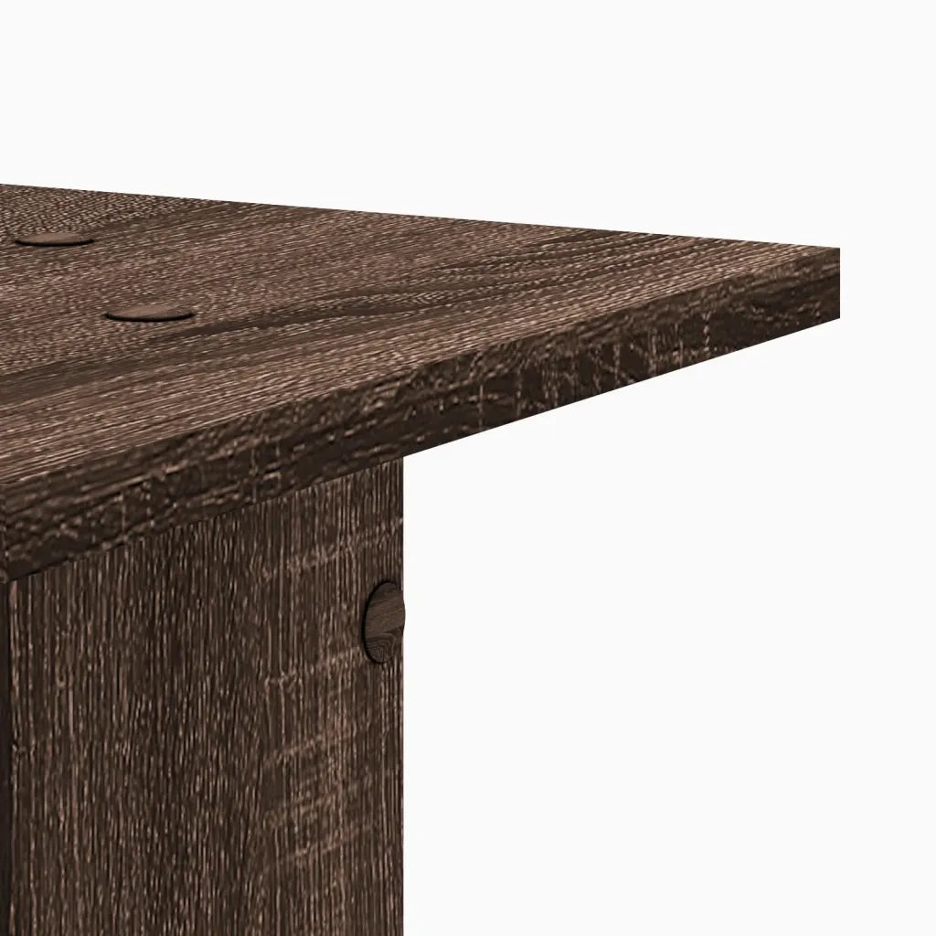 vidaXL Supporti Altoparlanti 2 pz Marrone 30x30x40cm Legno Multistrato