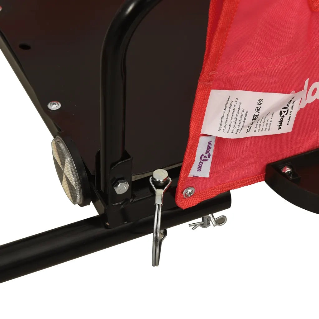 Rimorchio da Bici Rosso Oxford e Ferro CFW9854880